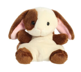 Palm Pals Knuffel Konijn Bruin Wit