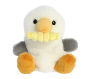 Palm Pals Knuffel Meeuw met Frietje Palm Pals Knuffel Meeuw met Frietje