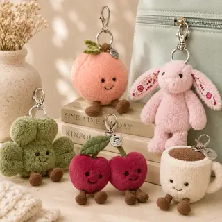 Jellycat Charms, zachte gelukjes voor aan je tas