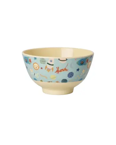 Rice Melamine Kom - Small - Dogs in Space Rice Melamine Kom - Small - Dogs in Space