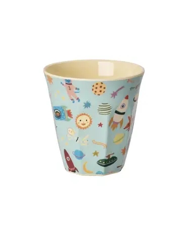 Rice Melamine Beker - Medium - Dogs in Space