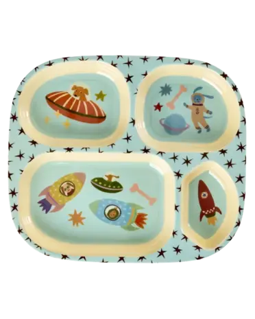 Rice Melamine Vakjesbord - Dogs in Space