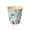 Rice Melamine Beker - Small - Dogs in Space Rice Melamine Beker - Small - Dogs in Space