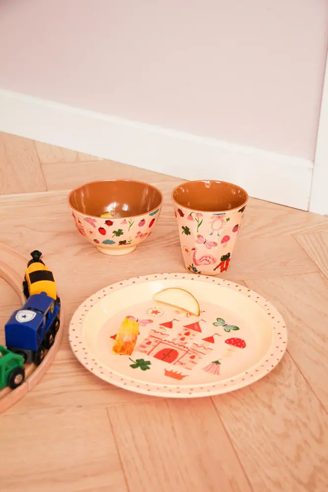 Rice Melamine Cup with Fairytale Print – Medium - 250 ml