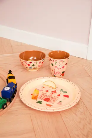 Rice Melamine Cup with Fairytale Print – Medium - 250 ml