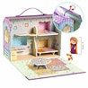 Djeco Tinyly draagbaar poppenhuis Bluchka & Indie
