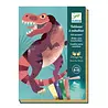Djeco Schilderijtje Metallic | Dinosaurussen