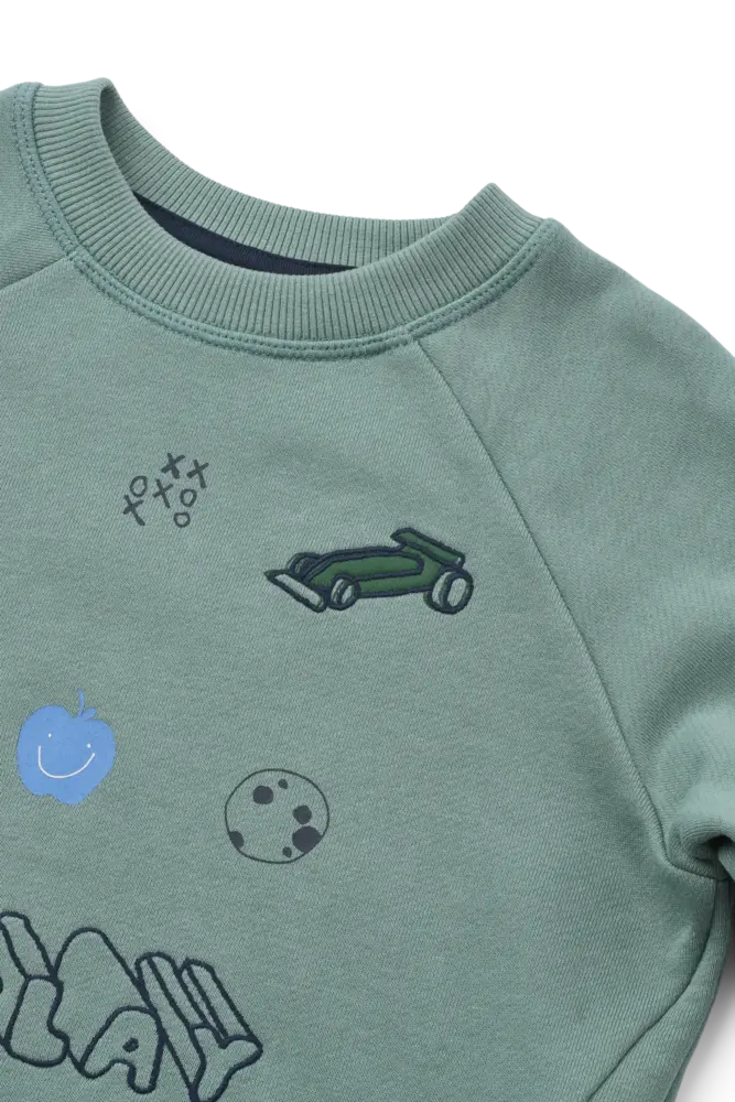 Liewood Sweatshirt Orson Play Dusty Peppermint Liewood Sweatshirt Orson Play Dusty Peppermint