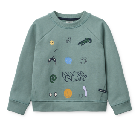 Liewood Sweatshirt Orson Play Dusty Peppermint Liewood Sweatshirt Orson Play Dusty Peppermint