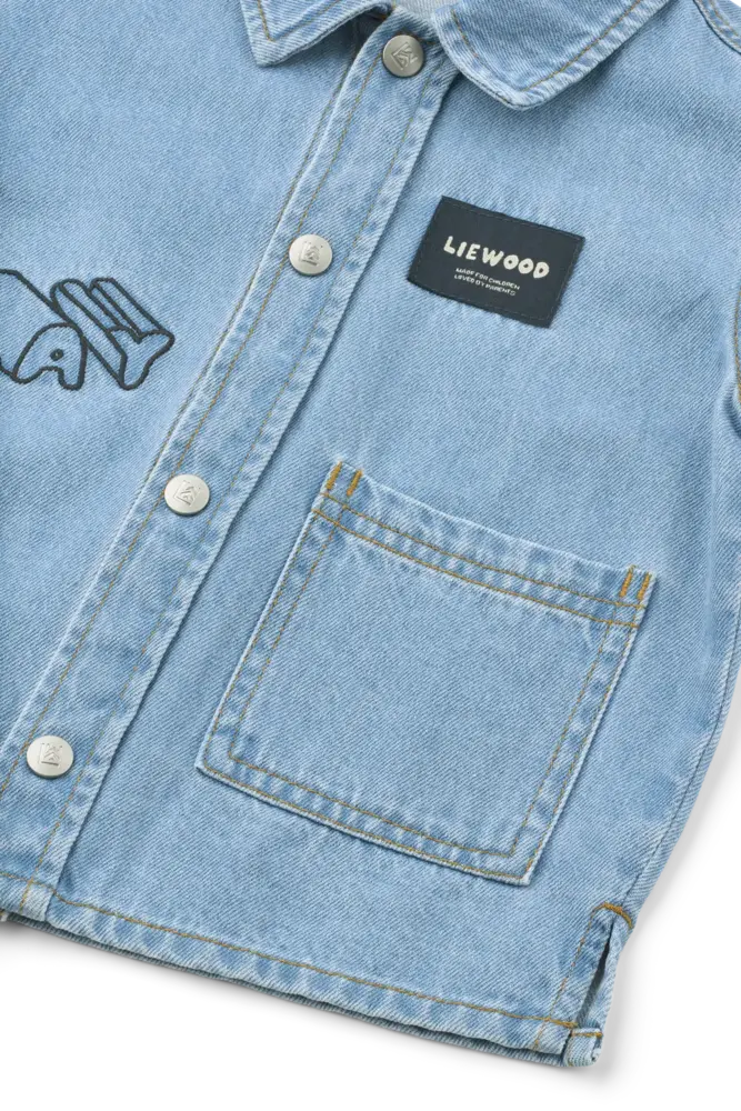 Liewood Shirt Greg Play Denim Liewood Shirt Greg Play Denim