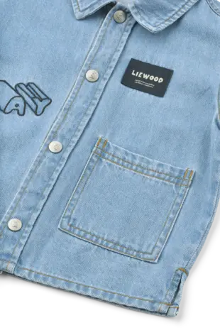 Liewood Shirt Greg Play Denim Liewood Shirt Greg Play Denim