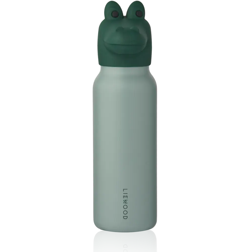 Liewood Drinkfles Falk Crocodile 350 ml Peppermint Garden Green