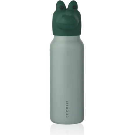 Liewood Drinkfles Falk Crocodile 350 ml Peppermint Garden Green