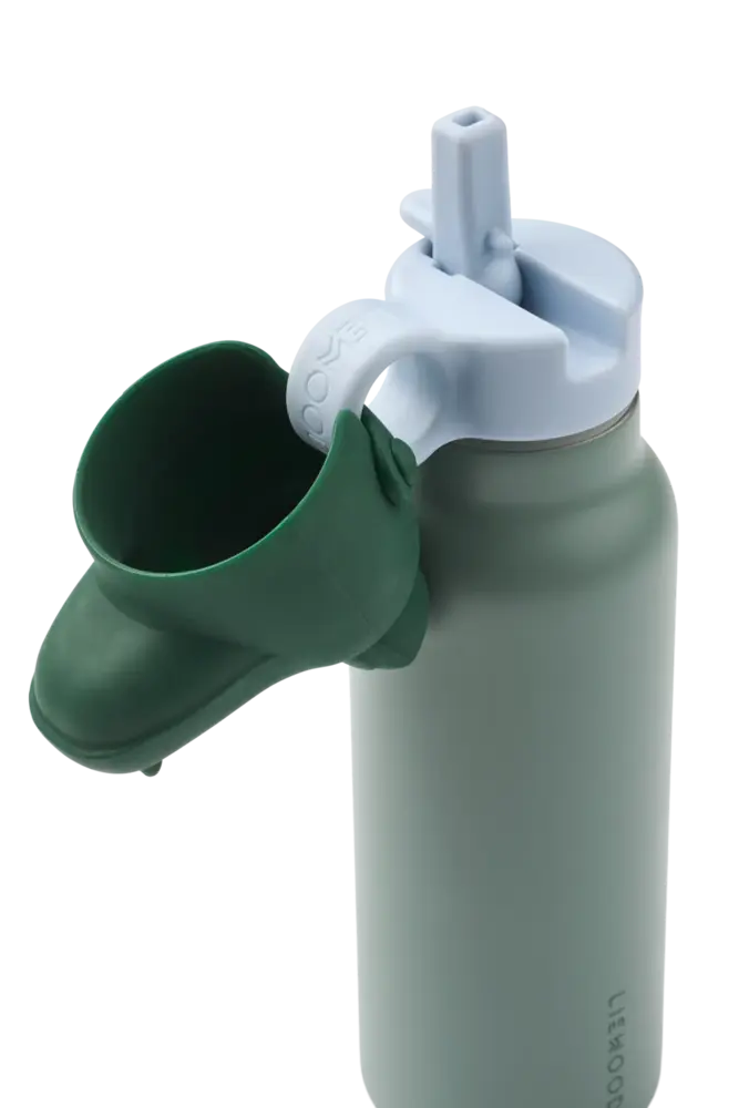 Liewood Drinkfles Falk Crocodile 350 ml Peppermint Garden Green