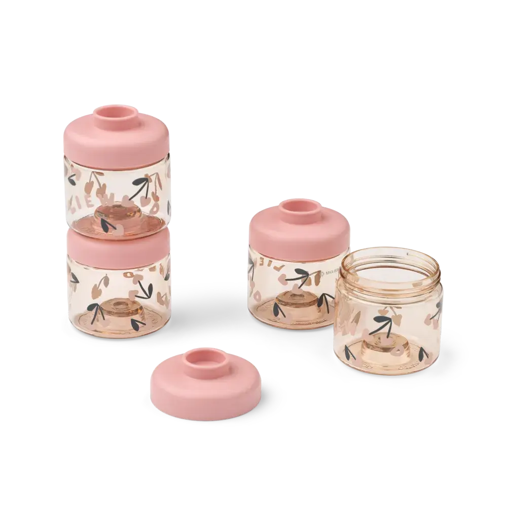 Liewood Food Tritan Box Dominique 100 ml Cherry Heart Rosey