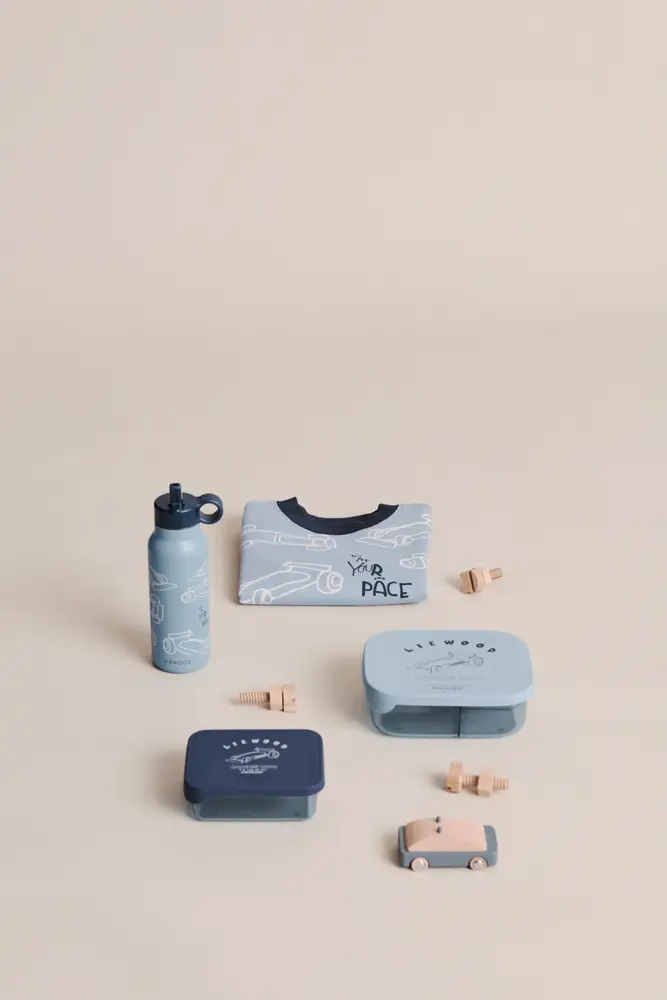 Liewood Snackbox Ako Race Car Classic Navy Liewood Snackbox Ako Race Car Classic Navy