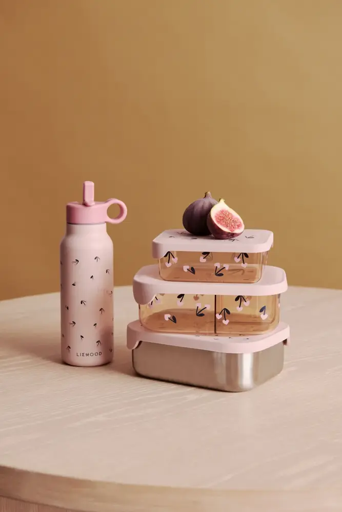 Liewood Snackbox Ako Cherry Heart Rosey Liewood Snackbox Ako Cherry Heart Rosey
