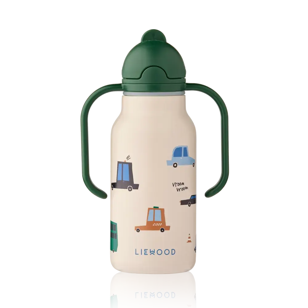 Liewood Drinkfles Kimmie 250 ml Cars Sandy Liewood Drinkfles Kimmie 250 ml Cars Sandy