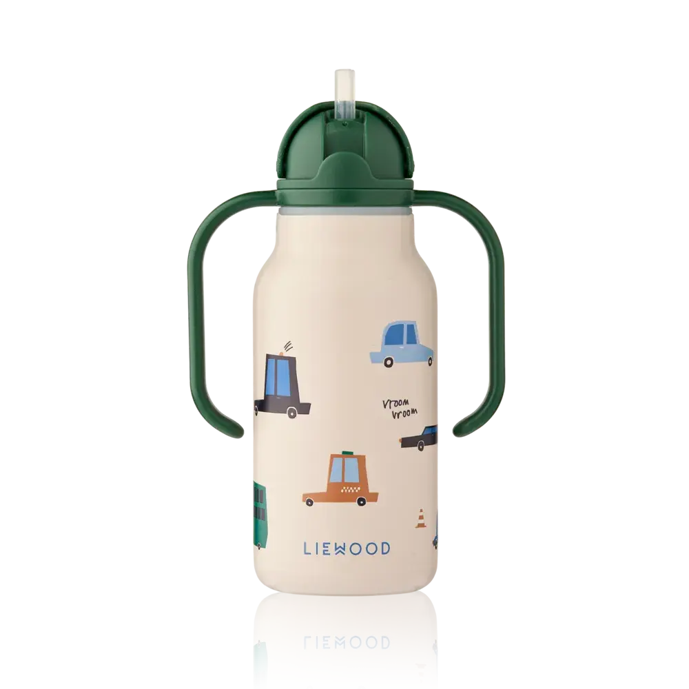 Liewood Drinkfles Kimmie 250 ml Cars Sandy Liewood Drinkfles Kimmie 250 ml Cars Sandy
