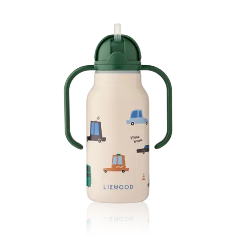 Liewood Drinkfles Kimmie 250 ml Cars Sandy Liewood Drinkfles Kimmie 250 ml Cars Sandy