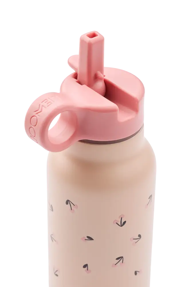 Liewood Drinkfles Falk 350 ml Mini Cherry Heart Rosey Liewood Drinkfles Falk 350 ml Mini Cherry Heart Rosey