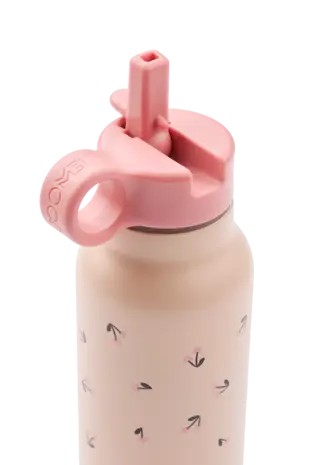 Liewood Drinkfles Falk 350 ml Mini Cherry Heart Rosey Liewood Drinkfles Falk 350 ml Mini Cherry Heart Rosey