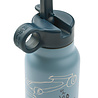 Liewood Drinkfles Falk 350 ml Race Cars Beach Blue
