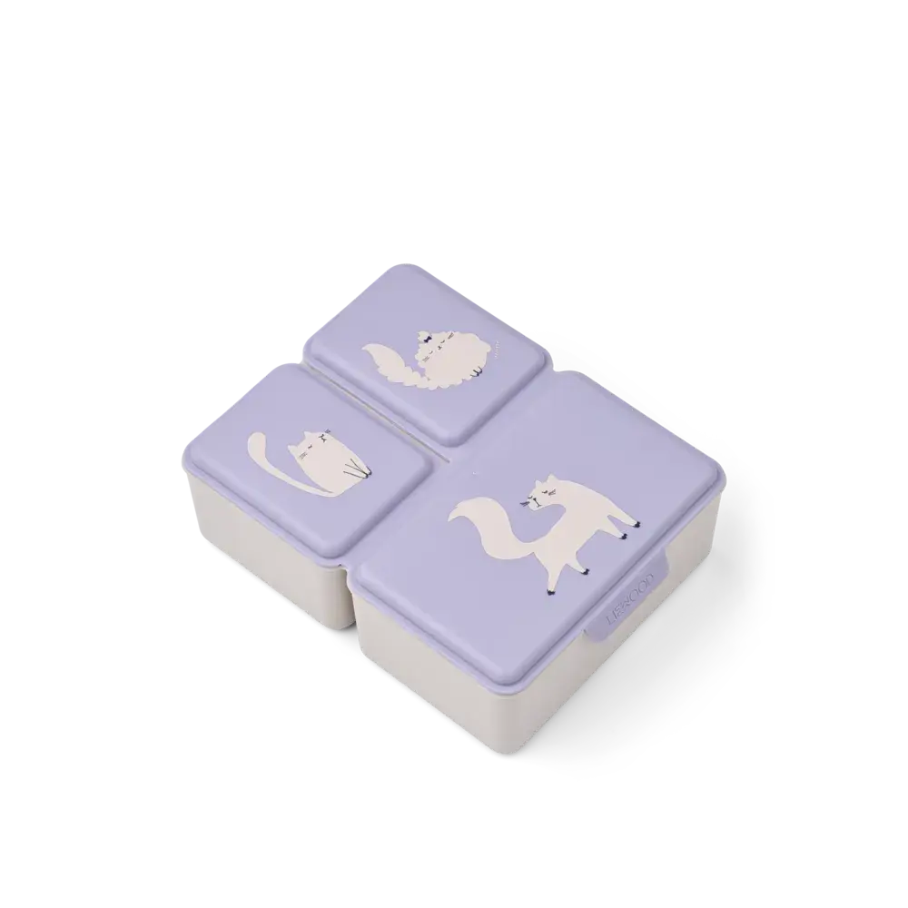 Liewood Lunchbox Driss Cat Warm Lilac Liewood Lunchbox Driss Cat Warm Lilac