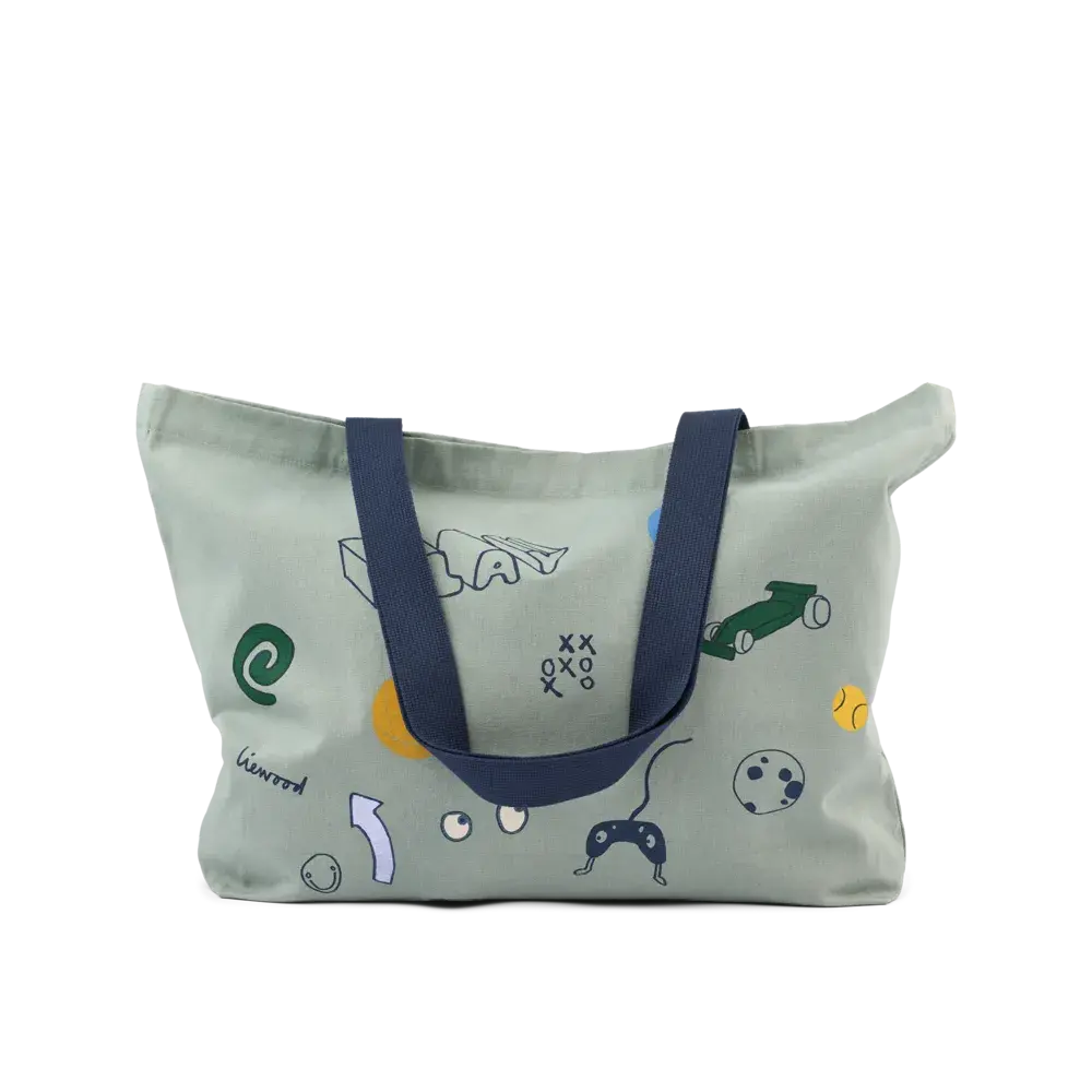 Liewood Totebag Big Play Dusty Peppermint Liewood Totebag Big Play Dusty Peppermint