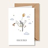 Juulz Illustrations Wenskaart Hoera Een Jongen Juulz Illustrations Wenskaart Hoera Een Jongen