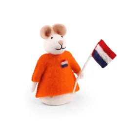 Sjaal met Verhaal Muis met Vlag Sjaal met Verhaal Muis met Vlag