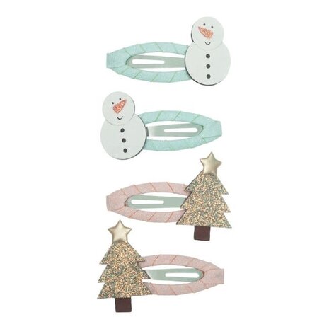 Mimi & Lula Haarspeldjes Snowman Mimi & Lula Haarspeldjes Snowman