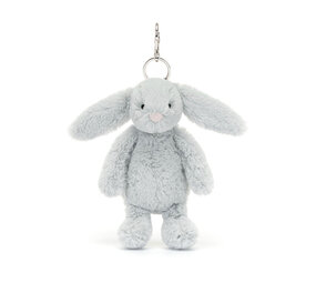Jellycat Sleutelhanger Bashful Bunny Silver Bag Charm