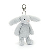 Jellycat Sleutelhanger Bashful Bunny Silver Bag Charm