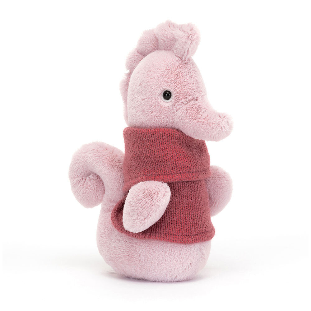 Jellycat Knuffel Cozy Crew Seahorse Jellycat Knuffel Cozy Crew Seahorse