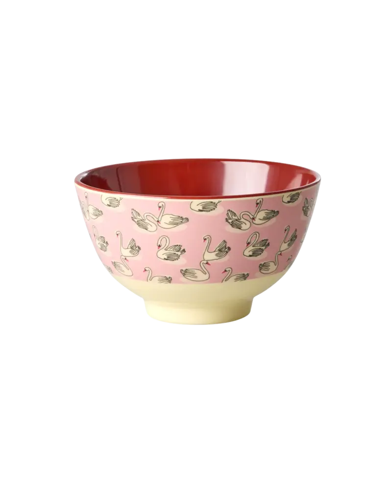 Rice Melamine Kom - Small - Swan in Paris Rice Melamine Kom - Small - Swan in Paris