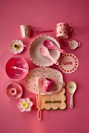 Rice Melamine Rechthoekig Bord - Swan in Paris Rice Melamine Rechthoekig Bord - Swan in Paris