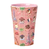 Rice Melamine Beker - Large - Red Kids in Paris Rice Melamine Beker - Large - Red Kids in Paris