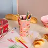 Rice Melamine Beker - Large - Red Kids in Paris Rice Melamine Beker - Large - Red Kids in Paris