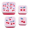A Little Lovely Company Lunch & Snack Box Set Kersen A Little Lovely Company Lunch & Snack Box Set Kersen