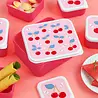 A Little Lovely Company Lunch & Snack Box Set Kersen A Little Lovely Company Lunch & Snack Box Set Kersen