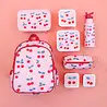 A Little Lovely Company Lunch & Snack Box Set Kersen A Little Lovely Company Lunch & Snack Box Set Kersen