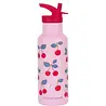 A Little Lovely Company Drinkfles XL RVS Kersen A Little Lovely Company Drinkfles XL RVS Kersen