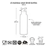A Little Lovely Company Drinkfles XL RVS Kersen A Little Lovely Company Drinkfles XL RVS Kersen