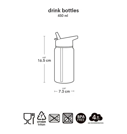 A Little Lovely Company Drinkfles Kersen A Little Lovely Company Drinkfles Kersen