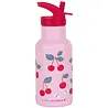 A Little Lovely Company Drinkfles RVS Kersen A Little Lovely Company Drinkfles RVS Kersen