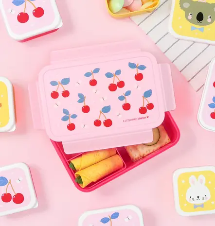 A Little Lovely Company Bento Lunchbox Kersen A Little Lovely Company Bento Lunchbox Kersen