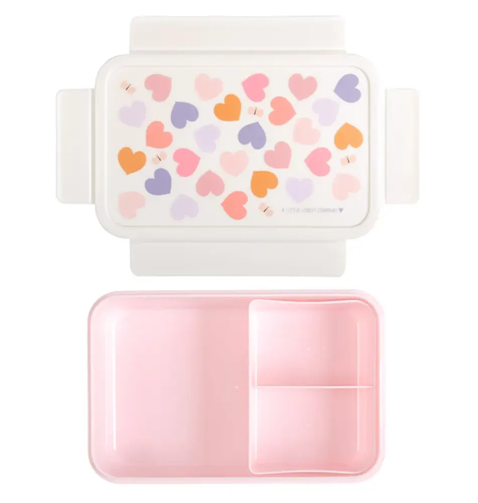 A Little Lovely Company Bento Lunchbox Hartjes A Little Lovely Company Bento Lunchbox Hartjes