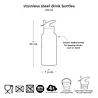 A Little Lovely Company Drinkfles RVS Hartjes A Little Lovely Company Drinkfles RVS Hartjes
