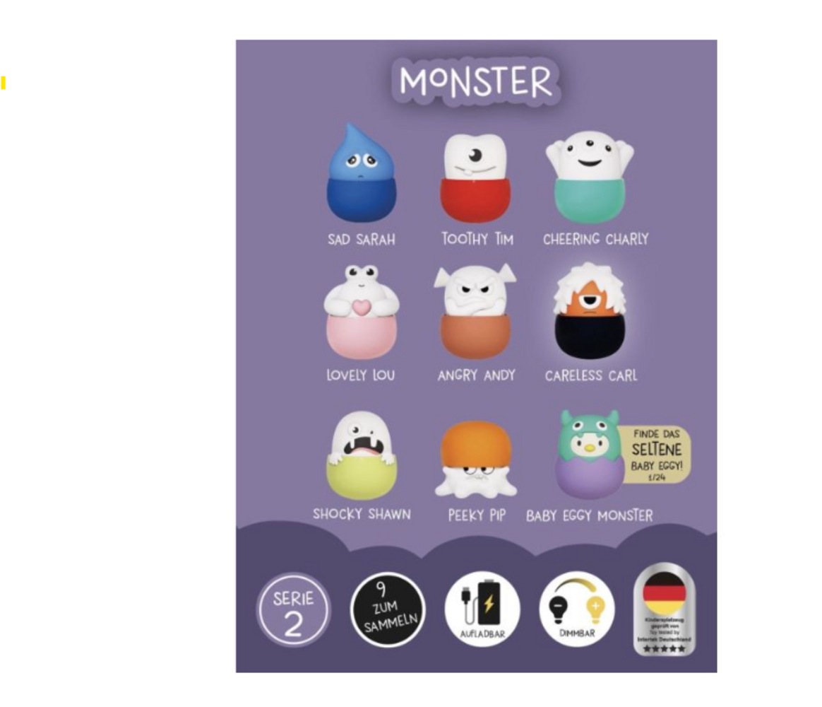 Eggy Mystery Lights Blindbox Monsters